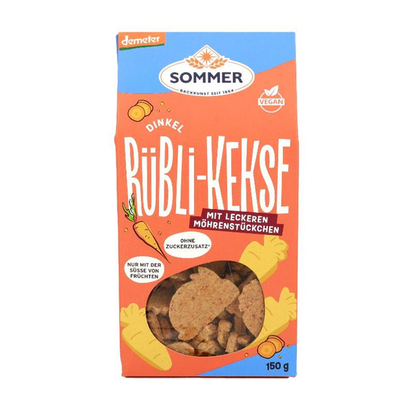 Produktfoto zu Dinkel Rübli-Kekse ungesüßt, 150g