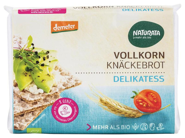 Produktfoto zu Delikatess Vollkorn Knäckebrot 250g
