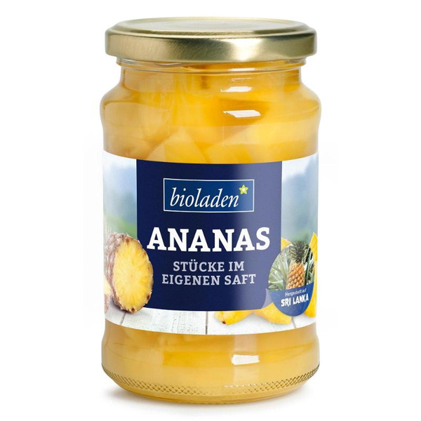 Produktfoto zu Ananasstücke im eigenen Saft, 350g