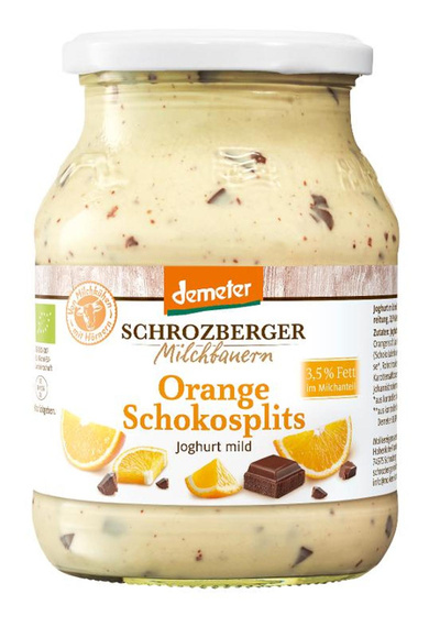 Produktfoto zu Joghurt Orange-Schokosplits 500g