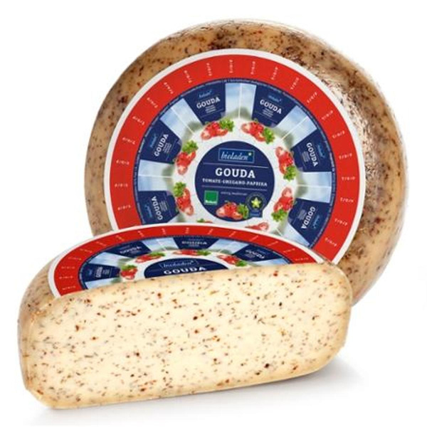 Produktfoto zu Wiesengouda Tomate-Oregano-Paprika