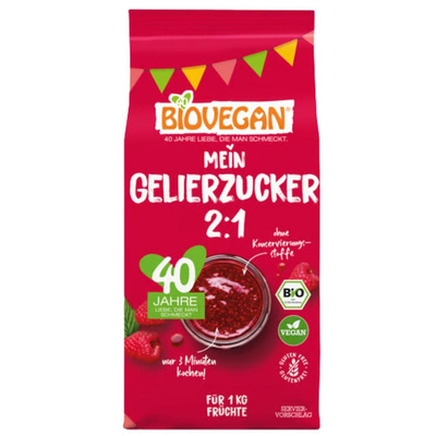 Produktfoto zu Gelierzucker 2:1 biovegan, 500g