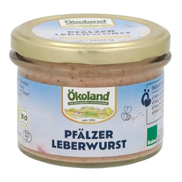 Produktfoto zu Pfälzer Leberwurst Gourmet Qualität 160g