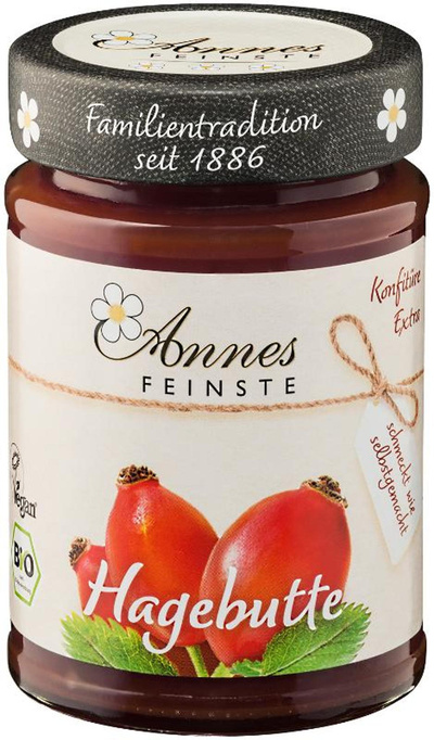 Produktfoto zu Hagebutte Konfitüre 225g