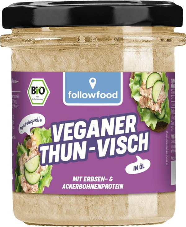 Produktfoto zu Veganer Thunvisch in Öl 180g