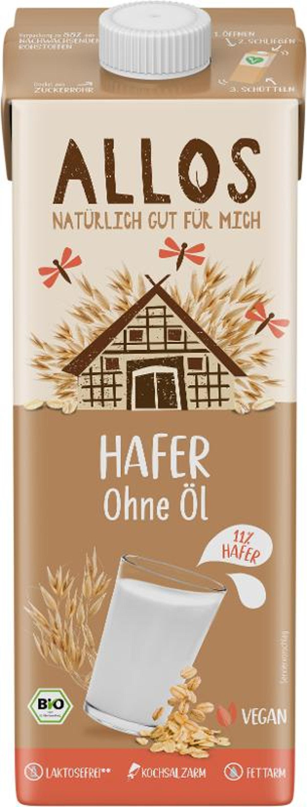 Produktfoto zu Haferdrink ohne Öl 1l