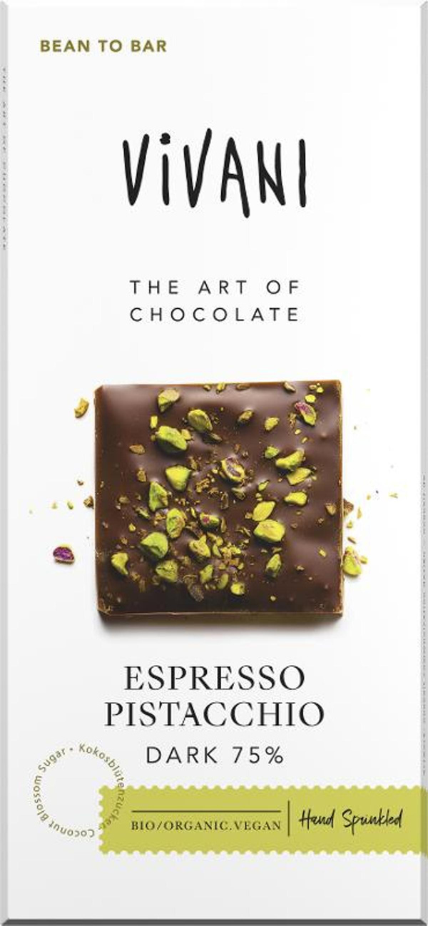 Produktfoto zu Espresso Pistacchio Dark 75%, 80g