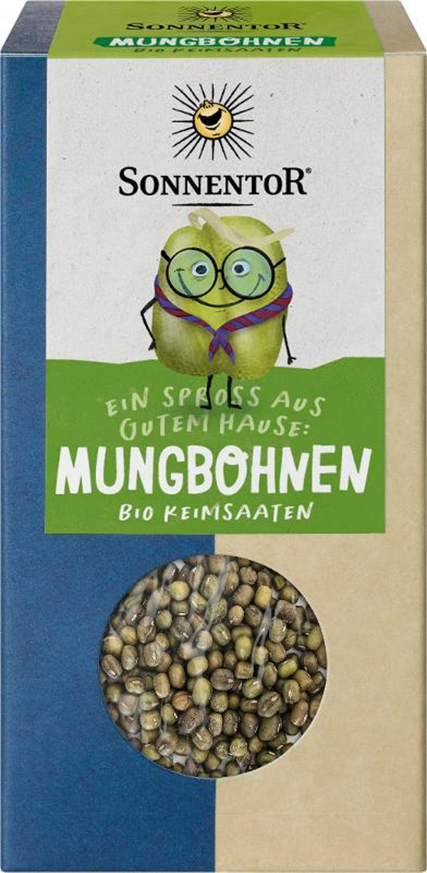 Produktfoto zu Mungbohnen Keimsaat, 120g