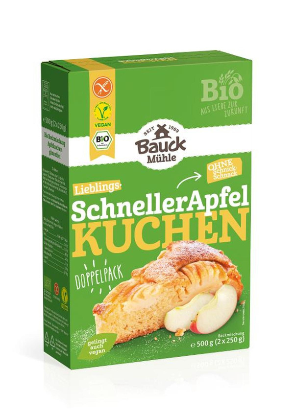 Produktfoto zu Backmischung Schneller Apfelkuchen 500g