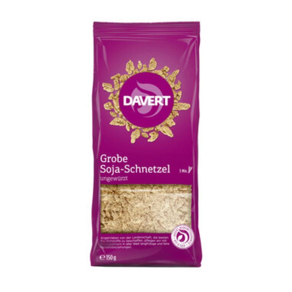 Produktfoto zu Grobe Soja-Schnetzel, 150g