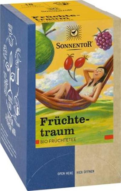 Produktfoto zu Früchtetraum Tee im Beutel, 18 Btl.