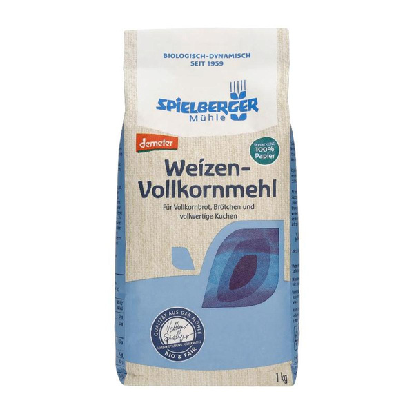 Produktfoto zu Weizenvollkornmehl  1kg