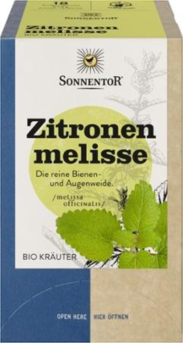 Produktfoto zu Tee Zitronenmelisse 18 Btl., 21,6g