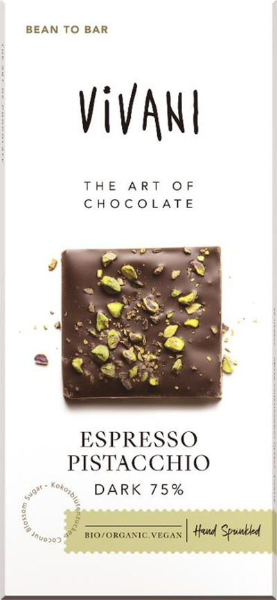 Produktfoto zu Espresso Pistacchio Dark 75%, 80g