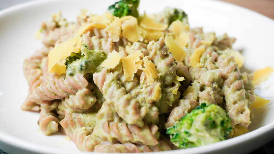 Rezeptbild für Cremige Brokkoli-Pasta vegan