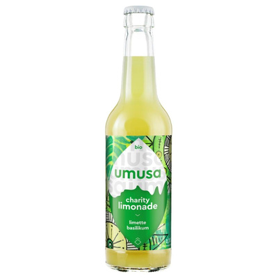 Produktfoto zu Charity Limonade Limette Basilikum, 0,33l