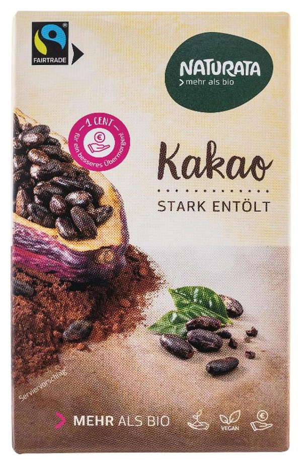 Produktfoto zu Kakaopulver, stark entölt 125g