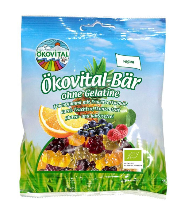 Produktfoto zu Ökovital-Bär Fruchtgummi ohne Gelatine 80g