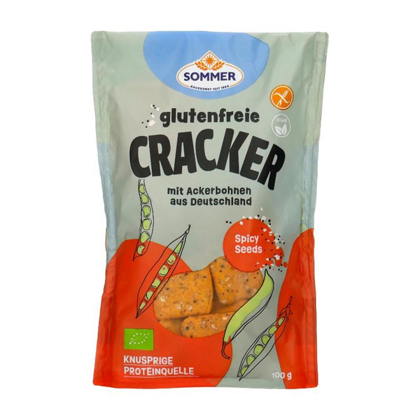 Produktfoto zu Bohnen Cracker Spicy Seeds, 100g