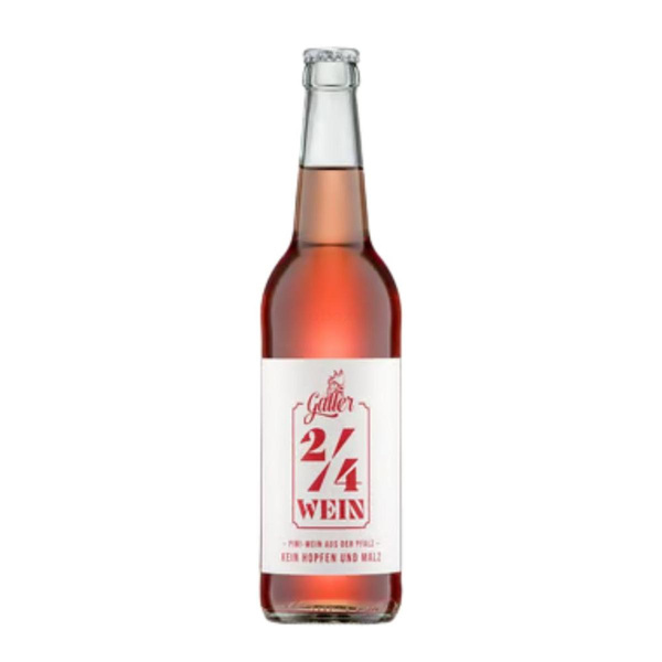 Produktfoto zu Galler Zwei Viertel Roséwein 0,5l