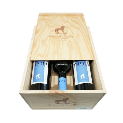 Produktfoto zu Nero di Troia Rotwein Holzkiste 6x0,75l