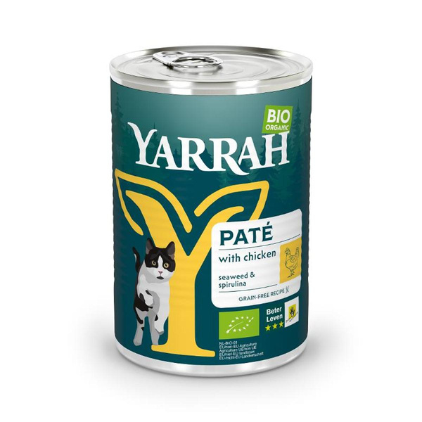 Produktfoto zu Katzenfutter Dose Paté Huhn mit Spirulina, 400g
