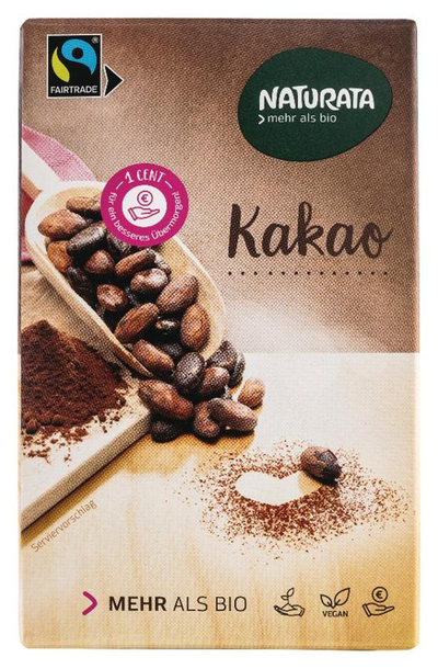 Produktfoto zu Kakaopulver schwach entölt 125g