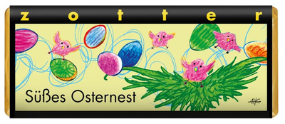 Produktfoto zu Süßes Osternest Zotter 70g