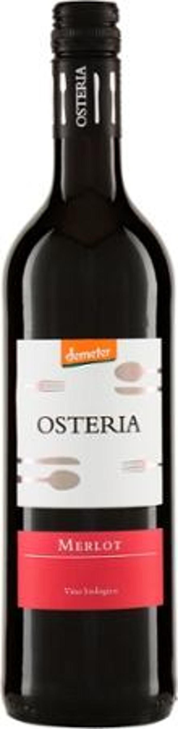 Produktfoto zu OSTERIA Merlot Demeter  0,75l