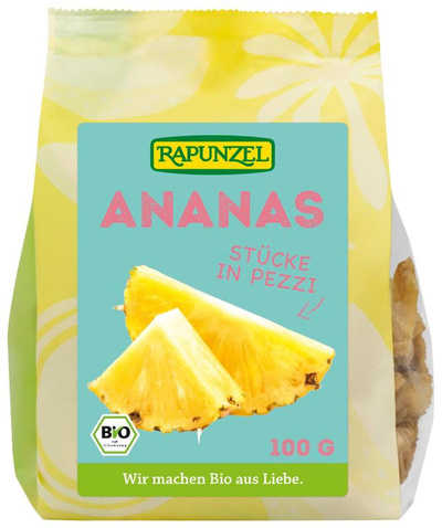 Produktfoto zu Ananas getrocknet 100g