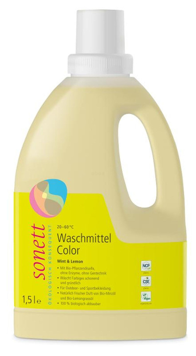 Produktfoto zu Waschmittel Color Mint & Lemon, 1,5l