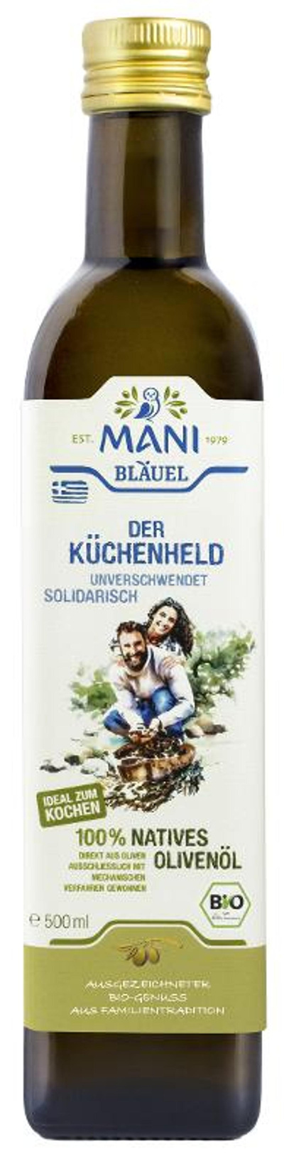 Produktfoto zu Küchenheld Olivenöl nativ 0,5l