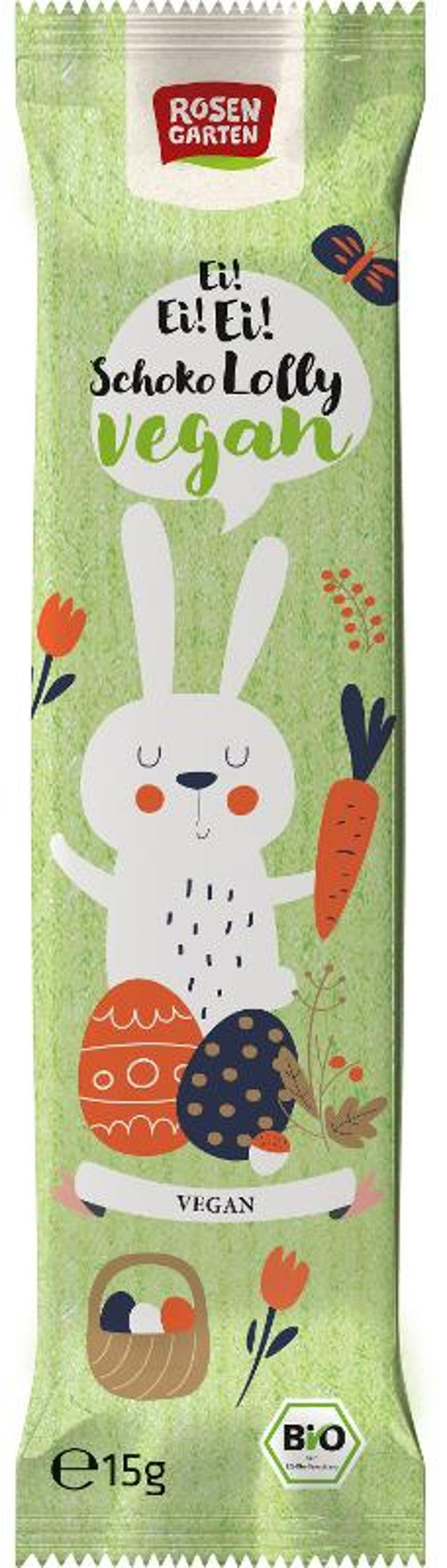 Produktfoto zu Veganer Schoko-Lolly Hase 15g