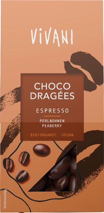 Produktfoto zu Choco Dragées Espresso 75g