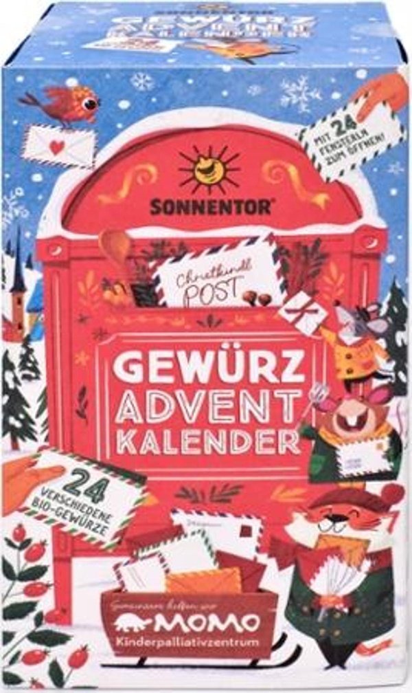 Produktfoto zu Gewürz Adventskalender Sonnentor, 118g