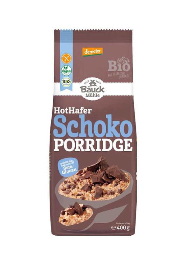 Produktfoto zu Hot Hafer Schoko-Porridge, 400g, glutenfrei