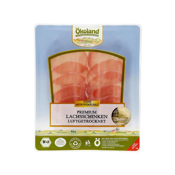 Produktfoto zu Premium Lachsschinken 80g, luftgetrocknet