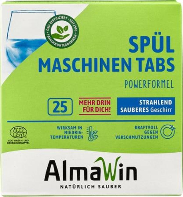 Produktfoto zu Spülmaschinen-Tabs AlmaWin, 25 Stück