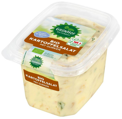 Produktfoto zu Kartoffelsalat mit Gurke in Mayonnaise 400g