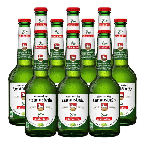 Produktfoto zu Lammsbräu Bio Bier alkoholfrei 10x0,33l