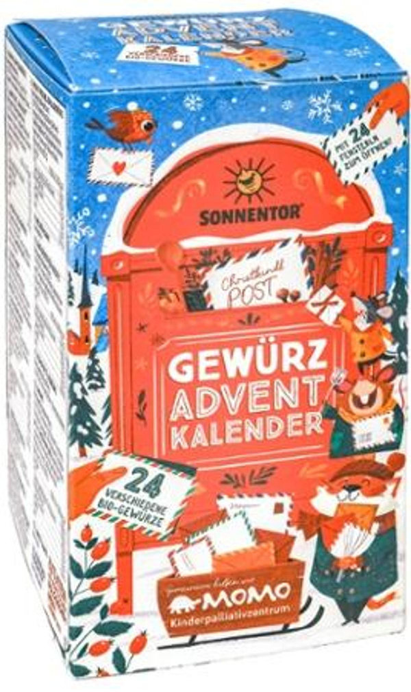 Produktfoto zu Gewürz Adventskalender Sonnentor, 118g