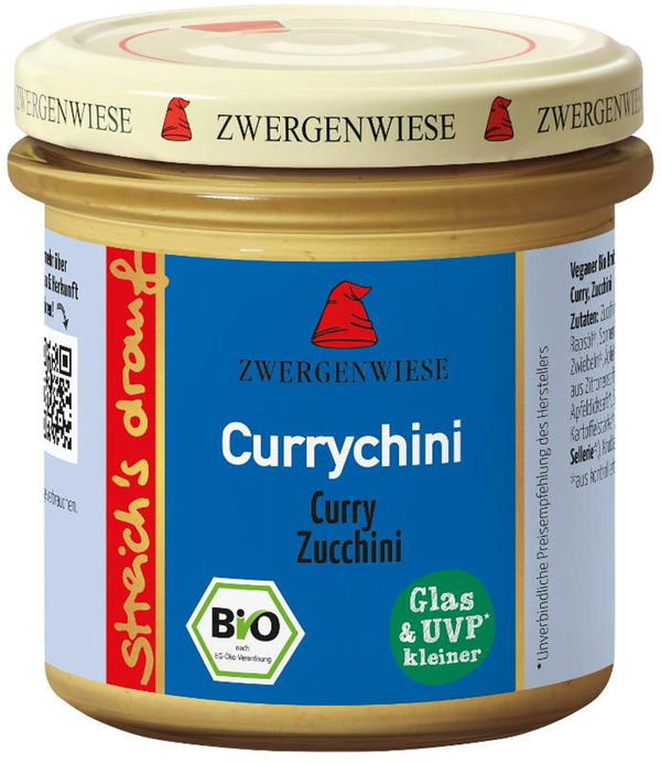 Produktfoto zu Streichs drauf Currychini 135g