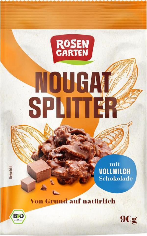 Produktfoto zu Nougat Splitter 90g