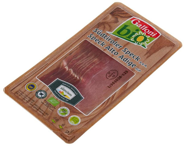Produktfoto zu Südtiroler Speck g.g.A. 70g (geschnitten)