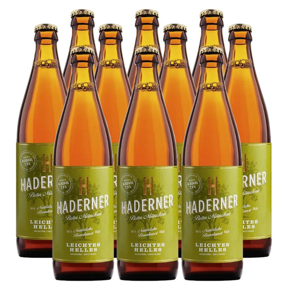 Produktfoto zu Haderner Leichtes Hell 10x0,5l