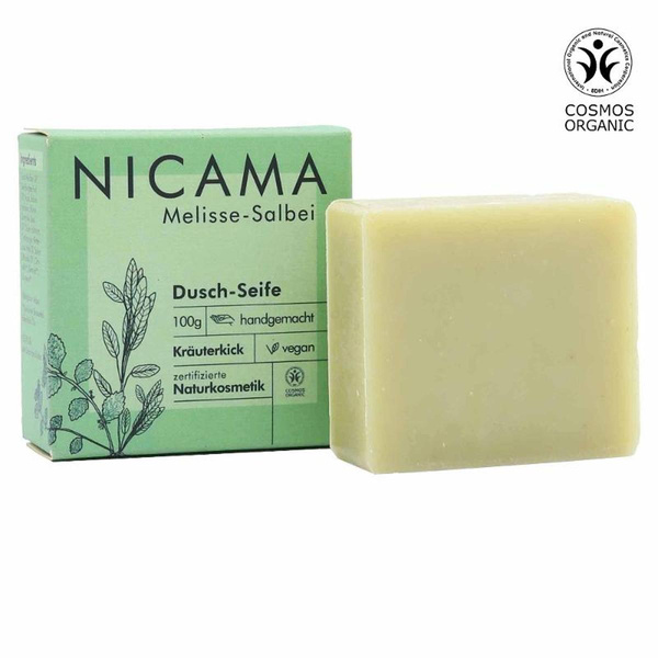 Produktfoto zu Dusch-Seife Melisse Salbei, 100g