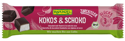 Produktfoto zu Glücksstücke Kokos & Schoko Zartbitter 50g