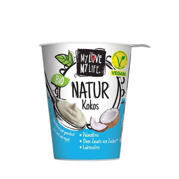 Produktfoto zu Kokosjoghurt vegan Natur ungesüßt, 125g