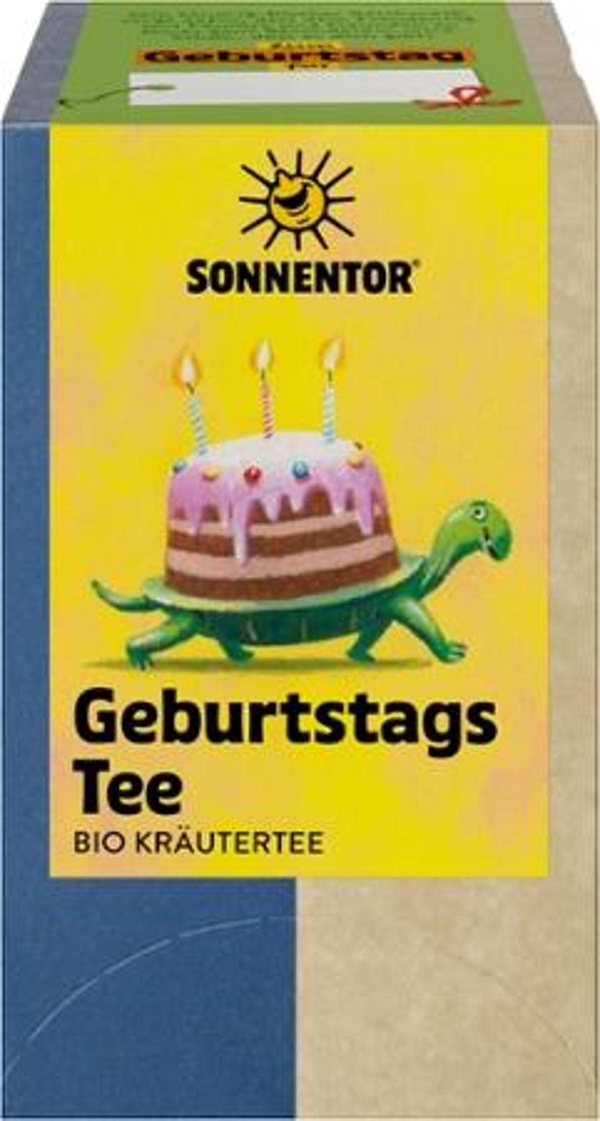 Produktfoto zu Geburtstagstee, 18 Btl. à 1,5g