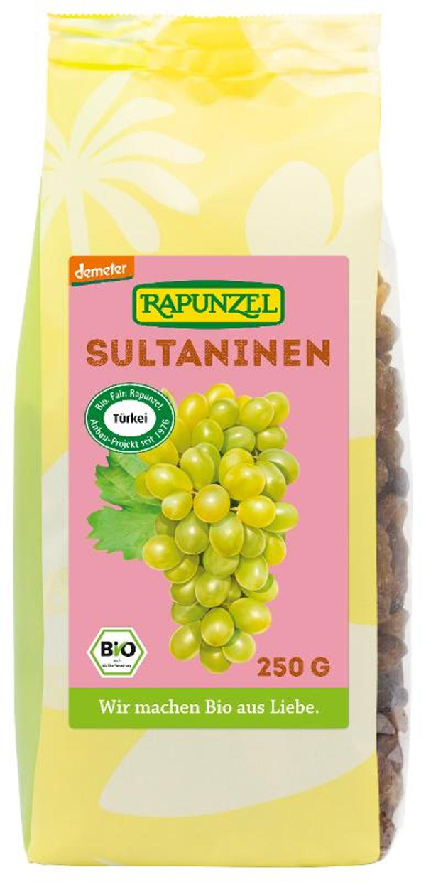 Produktfoto zu Sultaninen Demeter 250g